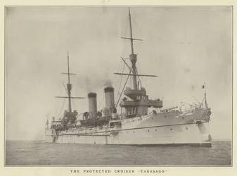 De beschermde kruiser Takasago