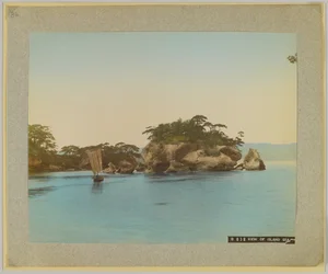 Uitzicht op eilanden, Japan