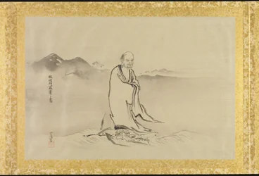 Album met kopieën van Chinese schilderijen