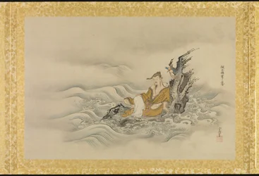 Album met kopieën van Chinese schilderijen