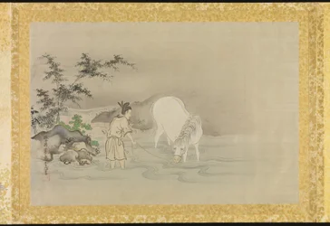 Album met kopieën van Chinese schilderijen