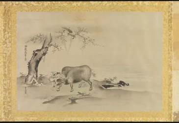 Album met kopieën van Chinese schilderijen