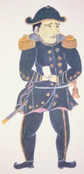 Commodore Perry in Japan - een indruk door een Japanse kunstenaar