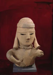 Haniwa-figuur, 250-550 (rode aardewerk)