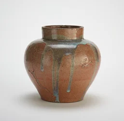 Pot, mogelijk Seto aardewerk, eind 18e-19e eeuw