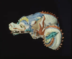 Kakiemon model van een draak, 17e eeuw