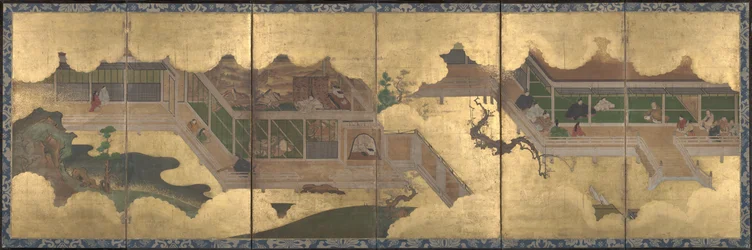 Scènes uit het verhaal van Genji, 1625-60