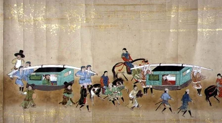 Zesde Koreaanse Ambassade naar Japan in Meireki 1 tijdens de opvolging van Tokugawa Ietsuna in 1651 (detail)