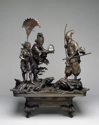 Takenouchi no Sukune ontmoet de drakenkoning van de zee, Meiji-periode