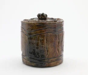 Theeceremonie waterpot met bijpassend deksel, Tokio, Edo-periode of Meiji-periode