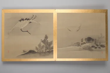 Dertig schilderijen van vogels, bloemen en landschap, eind 18e eeuw (album; zijde)