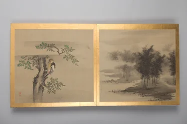 Dertig schilderijen van vogels, bloemen en landschap, eind 18e eeuw (album; zijde)