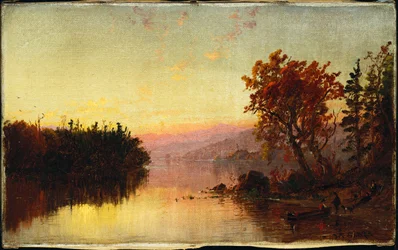 Greenwood Lake bij schemering, 1873