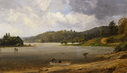 Op het Wawayanda-meer, New Jersey, 1873