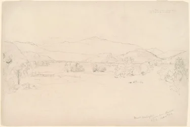 Studie voor "Uitzicht op Mt. Washington"
