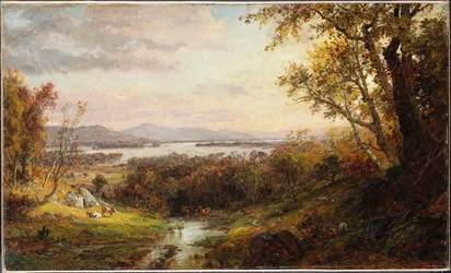 Uitzicht op de Hudson, 1883