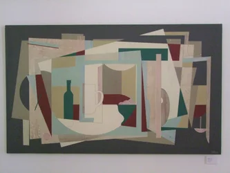 Abstracte Held (schilderij)