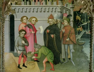 De wonderbaarlijke vermenigvuldiging van het graan (detail)
