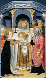 Presentatie van Jezus in de tempel, altaarstuk uit Verdu