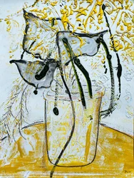 Fleur De Sel No. 08 Goud Zwart Wit Monotype