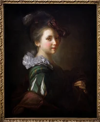 Studie van een jong meisje