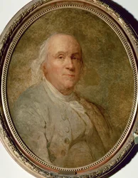 Benjamin Franklin, staatsman en ambassadeur ... (terracotta)