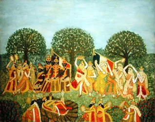 Oosterse dansers, ca. 1884