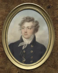 Portret van een man, mogelijk Alexander I, keizer van Rusland