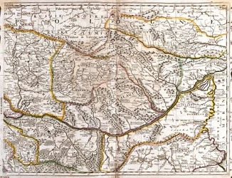 Zuidoost-Polen, Oost-Slowakije, Oost-Hongarije, Servië, Kosovo, Noord-Albanië, Macedonië, Bulgarije, Noordwest-Turkije, Roemenië, Moldavië, Zuidwest-Oekraïne