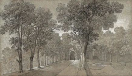 Uitzicht op het park in Arcueil