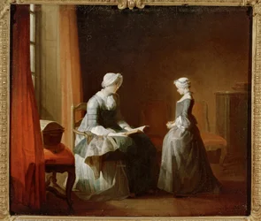 Een fatsoenlijke opleiding (schilderij op canvas)
