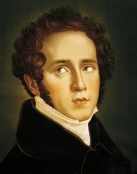 Italië, Catania, Portret van Italiaanse operacomponist, Vincenzo Bellini