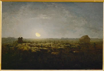 Le parc a mouton, clair de lune (schilderij op doek)