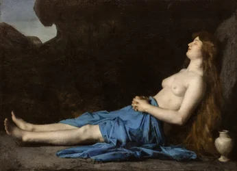 Madeleine in de woestijn,1873-74 (olieverf op doek)
