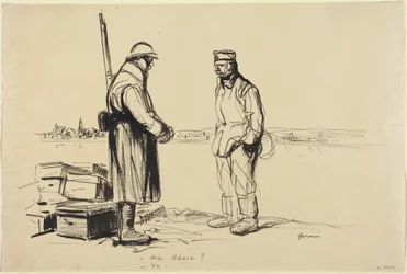 -Am Rhien -Ya., c.1918 (inkt op papier)