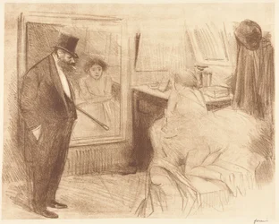 De kleedkamer van de danseres (tweede plaat)