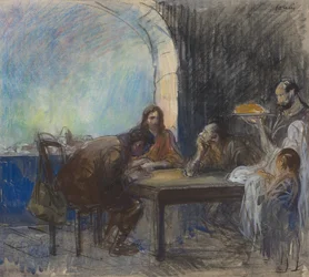 Het avondmaal in Emmaüs