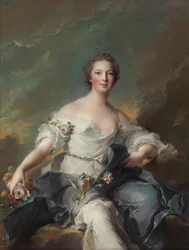 De markiezin de Baglion als Flora
