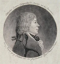 Sebastien Demar (1763-1832) gegraveerd door Gilles-Louis Chretien (1754-1811)