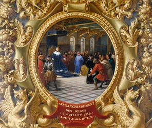 Lodewijk X de Ondeugende emancipeert de lijfeigenen in 1315