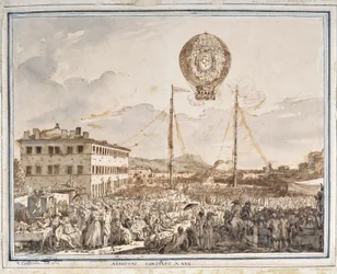 Aerostaat gebouwd in Aix