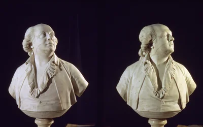 Portretbuste van Giuseppe Balsamo (1743-95), genaamd de graaf van Cagliostro (marmer)
