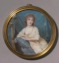 Portret van een Vrouw Liggend op een Sofa, c. 1804