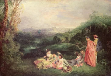 Vredige liefde, ca. 1718-19