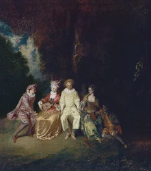 Pierrot Content, ca. 1712