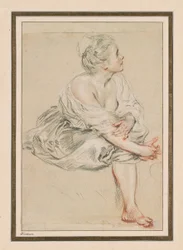 Zittende jonge vrouw, c. 1716