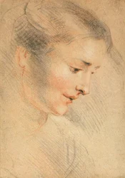 Studie van een Vrouwenhoofd, 1710s
