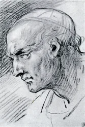 Studie van een hoofd, 1913
