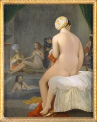 De kleine baadster. Interieur van een harem - De baadster. Interieur van een harem. 1828 ...