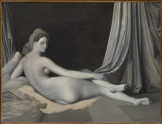 Odaliske in grisaille